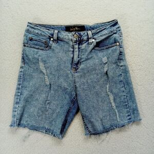 Indigo Rein Jeans Shorts Womens Juniors 11/29 Stretch Denim‎ Cotton Blend